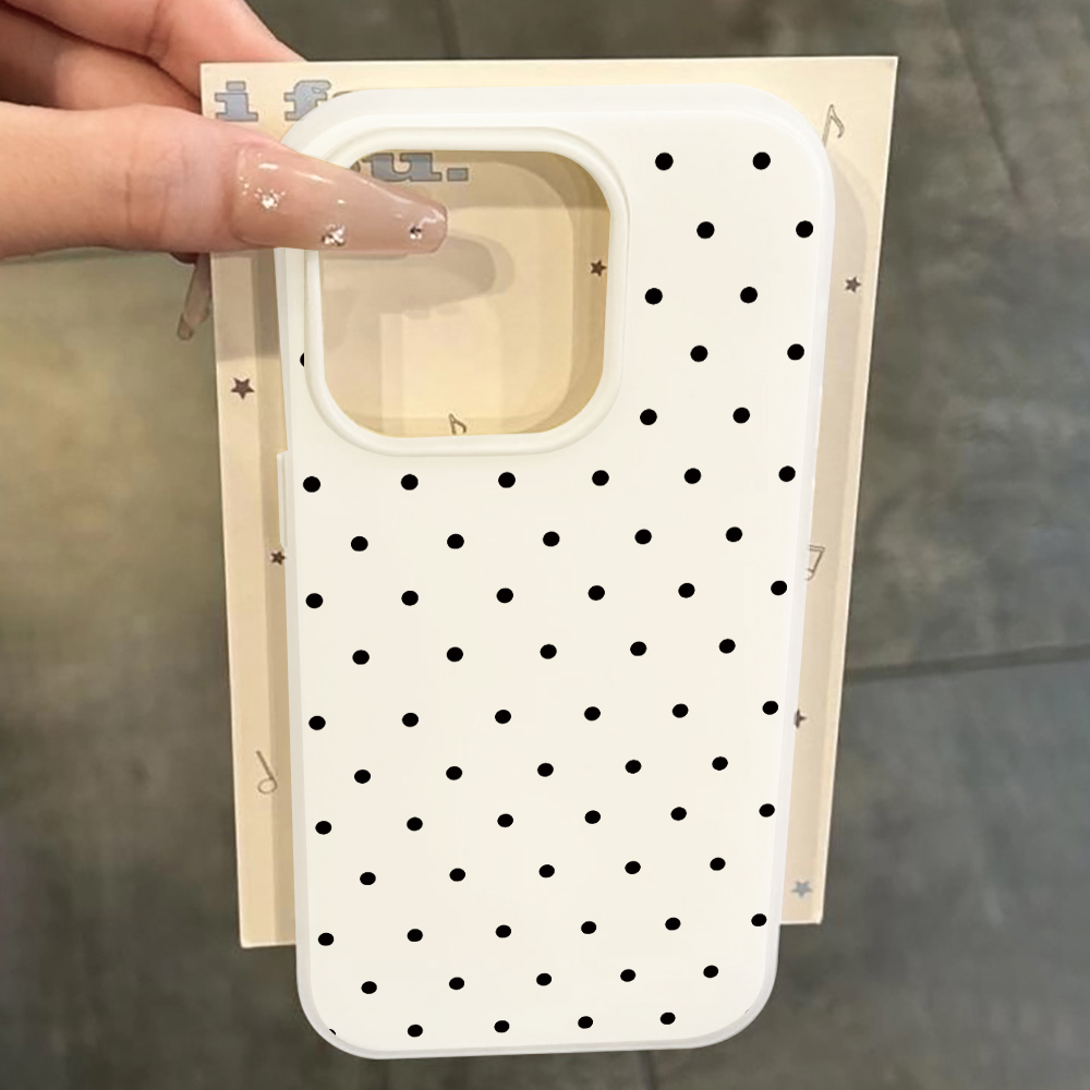 Samsung Galaxy A55 - Minimalistyczne etui w kropki, odporne na
