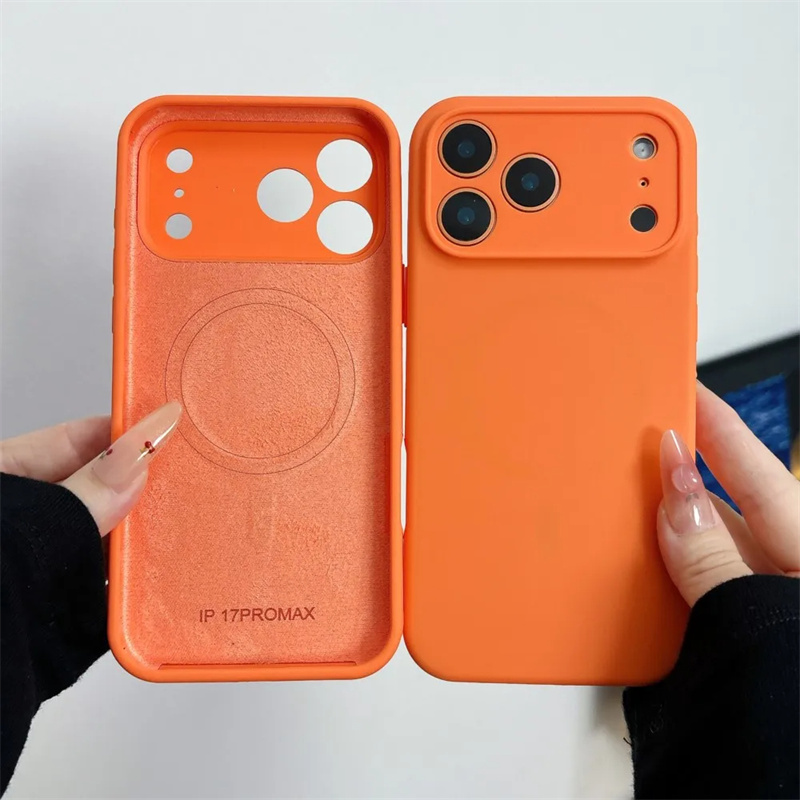 Apple Iphone 15 Pro Max - Płynny silikonowy magnetyczny futerał na telefon