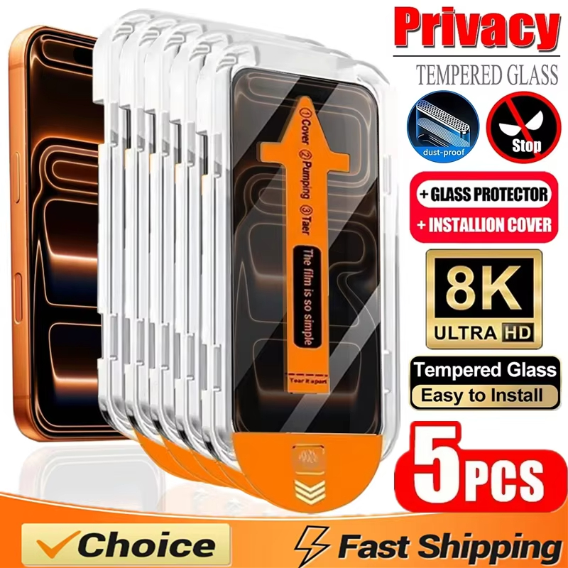 Privacy Screen Protector - 1/5 szt. Szkło hartowane chroniące przed
