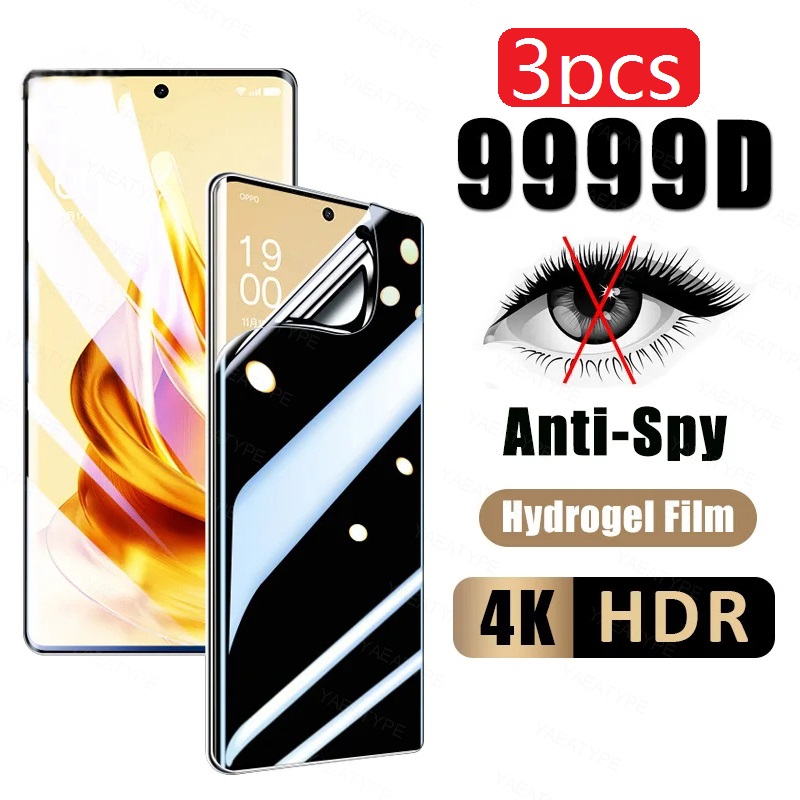 Privacy Screen Protector - 3 szt. Folia hydrożelowa chroniąca prywatność