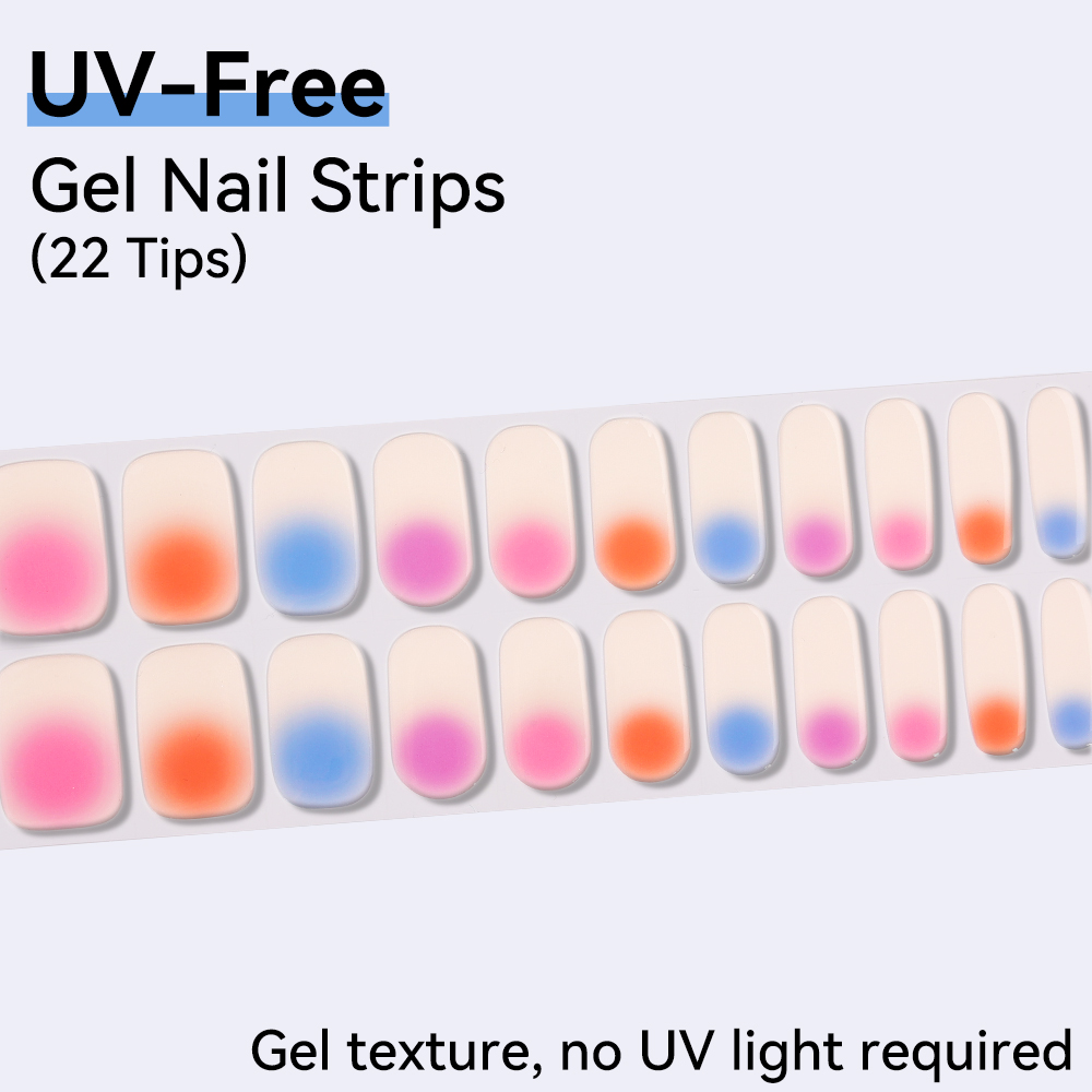 Full Cover Adhesive - Naklejki na paznokcie bez UV, pełne