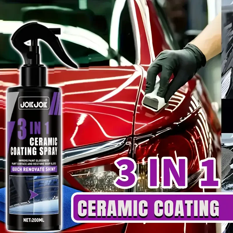 Nano Liquid Coating - Spray ceramiczny 3 w 1 do