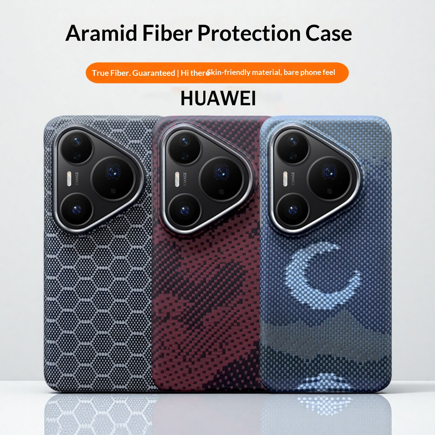 Huawei Pura 70 - 100% Oryginalne etui z kevlaru do