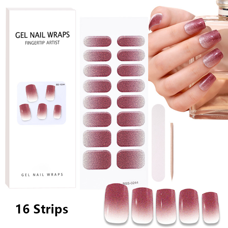 Full Cover Adhesive - Semi Cured Wraps Fast Gel Nail