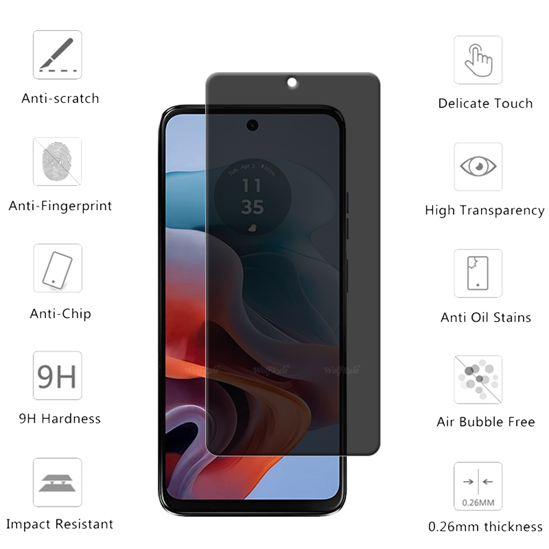 4 sztuki dla Moto G34 Szkło Mo – Privacy Screen Protector recenzja i cena