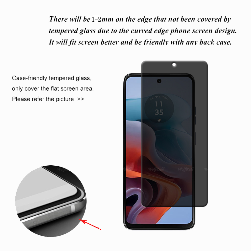 4 sztuki dla Moto G34 Szkło Mo – Privacy Screen Protector recenzja i cena
